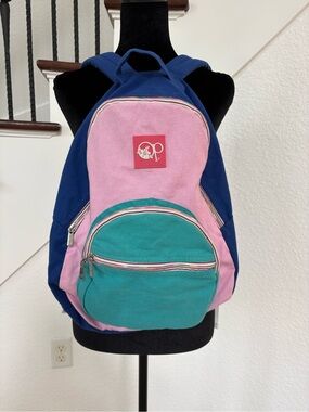 OP Kids Colorblock Backpack - Pink, Teal & Navy